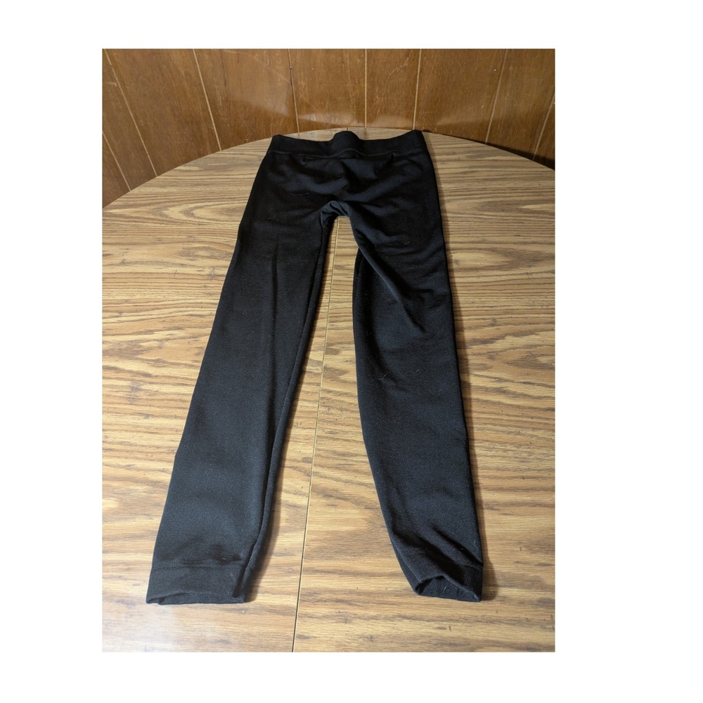 Blue Star Clothing Company Black Fleece Lined Leggings Women S/M RN122786